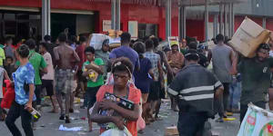Port Moresby,PNG’s capital,was hit by rioting earlier in January.