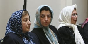 Jailed Iranian activist wins Nobel Peace Prize for fighting oppression of women