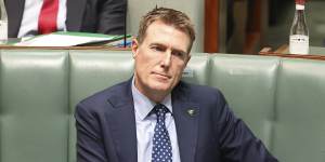 Christian Porter in Parliament on May 27.