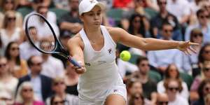 Ash Barty is through to the third round at Wimbledon.