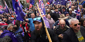 March for Australia rallies targeted “mass immigration”,specifically from India. 