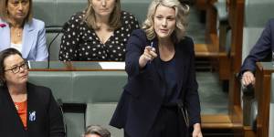 Minister for Home Affairs and Cyber Security Clare O’Neil during question time on Thursday.