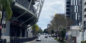 The Gabba’s current site,home to sport since 1896,is constricted by busy Vulture and Stanley streets.