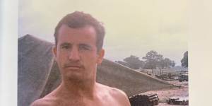 Tim Mooney in the Vietnam War. 1970.