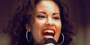 Tejano singer Selena Quintanilla Perez in 1994.