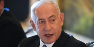 Israeli Prime Minister Benjamin Netanyahu.