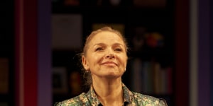 Justine Clarke plays an unnamed funny,smart,ambitious executive in Girls&Boys.