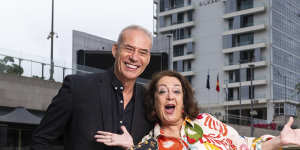 Wendy Harmer and John Field,the team behind new Aussie musical The Grandparents Club.