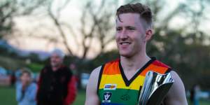 Jason Ball with the Pride Cup.