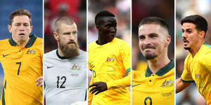 Craig Goodwin,Andrew Redmayne,Garang Kuol,Jamie Maclaren and Marco Tilio are among a crop of aspiring or current Socceroos who need to hit the ground running in the A-League.