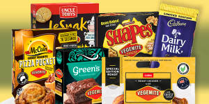 There’s a plethora of Vegemite-branded snacks.