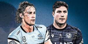 NSW halfback options Nicho Hynes and Mitchell Moses after Nathan Cleary’s injury.