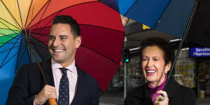 Sydney MP Alex Greenwich and Lord Mayor Clover Moore are close political allies.