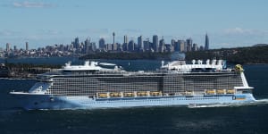 Federal Health Minister Greg Hunt said the government was working with the states and territories to consider relaxing the ban on cruise ships in Australian waters. 