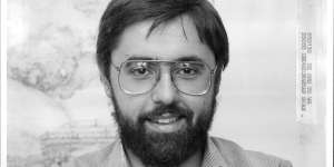 A photo of Norman Swan from the 1980s when he joined the ABC’s Science Unit. 