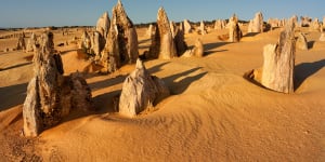 The eerie but gentle pastel-hued colours of the Pinnacles at dusk are mesmerising.