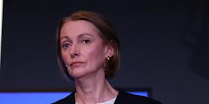 Telstra CEO Vicki Brady faced the media on Friday after returning from annual leave to deal with the outage.