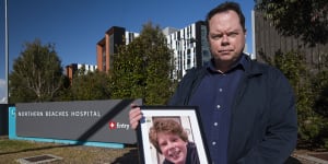 Andrew Gill’s son Josh died under horrific circumstances two years ago after failures,his father says,by the Northern Beaches Hospital to treat his mental health issues. 