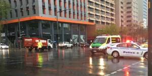Adelaide was battered by the storm on Wednesday.