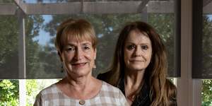 Leonie Kinnaird and Louise Speck say Camberwell has a good sense of community spirit. 