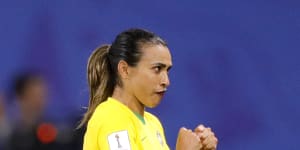 Marta on the spot as Brazil through with 1-0 win against Italy