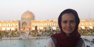 Moore-Gilbert in Iran where she’d travelled for a conference.