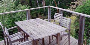 Deck at Hepburn Spa Pavilions.