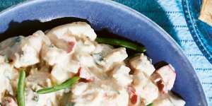 Smooth,fragrant and refreshing seafood starter. 