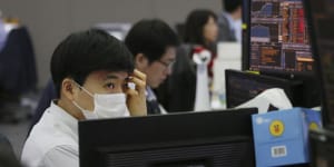 Stocks dive on virus fears and downgrades