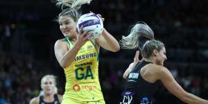 Gretel Tippett starred in Australia's win over New Zealand with 23 points.