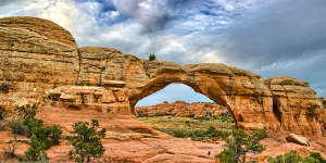 Arches National Park features more than 200 striking rock arches.