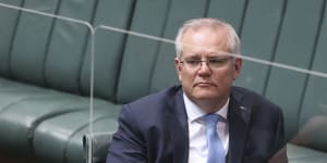 Prime Minister Scott Morrison travelled to Sydney from Canberra.