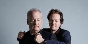 Bill Murray and German cellist Jan Vogler. The pair’s friendship developed into the hit tour,New Worlds. 