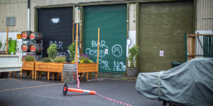 Locks come off Alphington asbestos sheds but traders still in limbo