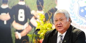 Samoan Prime Minister Tuilaepa Sa’ilele slams country's'lazy'sevens players