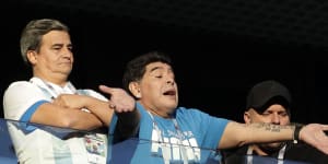 Emotional Diego Maradona needed medical attention after Argentina win