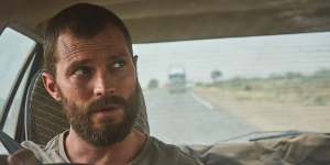 Jamie Dornan plays The Man,who wakes up with no memory after being chased down by a truck in The Tourist.