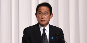 Japanese Prime Minister Fumio Kishida 
