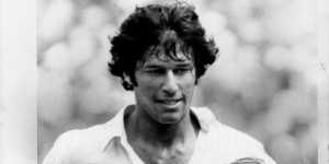 Pakistan cricket great Imran Khan was one of the early international players to sign up to play World Series Cricket.