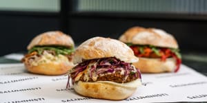 Pork cotoletta joins a host of other Italian fillings at Saluministi.