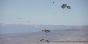 The US conducting an airdrop in Hawaii last year.