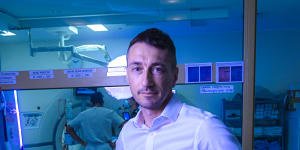 Associate Professor Tom Sutherland,director of medical imaging at St Vincent’s Hospital.