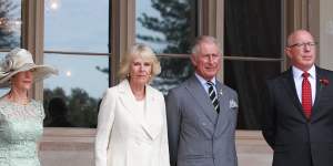Governor-General David Hurley (right) with King Charles during a visit to Sydney during the King’s time as Prince Charles. Hurley has made a point of increasing the number of women honoured for the King’s birthday.