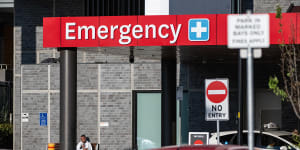 The incident occurred at Blacktown Hospital emergency department.