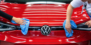 Volkswagen and other traditional auto powerhouses are under threat.