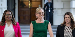 Newly elected Greens leader Larissa Waters.