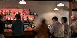 The bar at Nobody’s Baby.