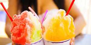 Beat the heat in Hawaii with shaved ice.