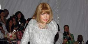 Anna Wintour at the 2008 “superheroes” Met Gala.