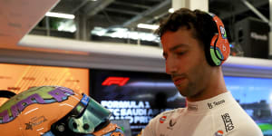 McLaren driver Daniel Ricciardo.